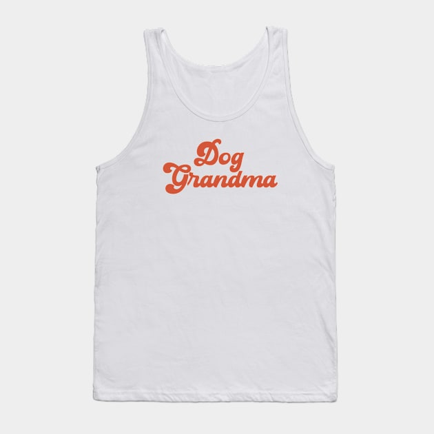 Dog Grandma Tank Top by la'lunadraw